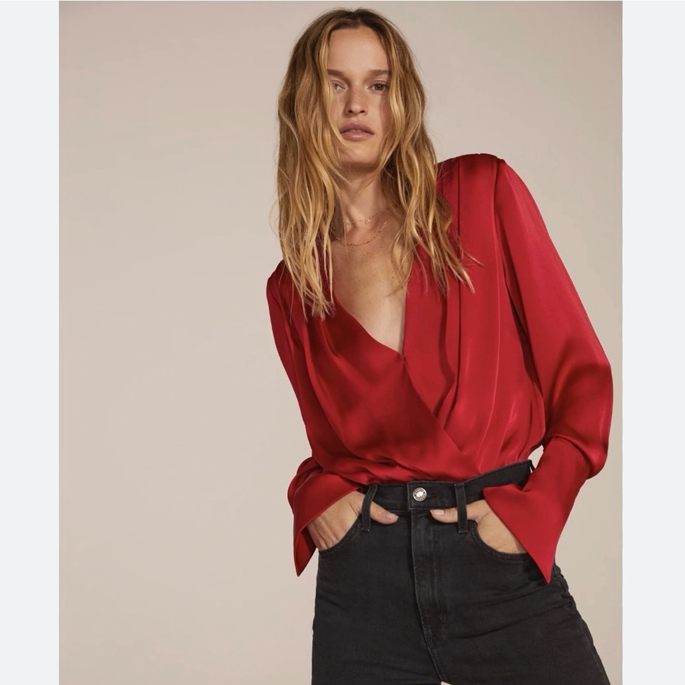 Favorite Daughter Date Blouse Bodysuit
